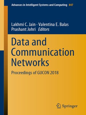 cover image of Data and Communication Networks